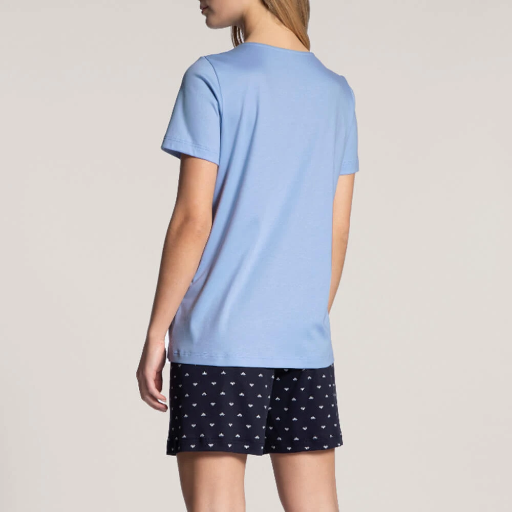 Calida Pyjama Kurz Night Lovers – Bild 2
