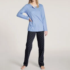 Calida Pyjama Mit Knopfleiste Night Lovers
