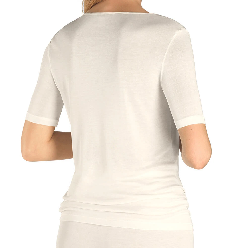 Hanro Kurzarm-Shirt Pure Silk – Bild 2