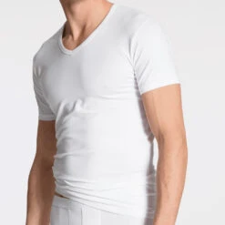 Calida 2er Pack V-Shirt Natural Benefit