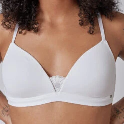 Skiny Triangel BH Gepaddet Cotton Lace