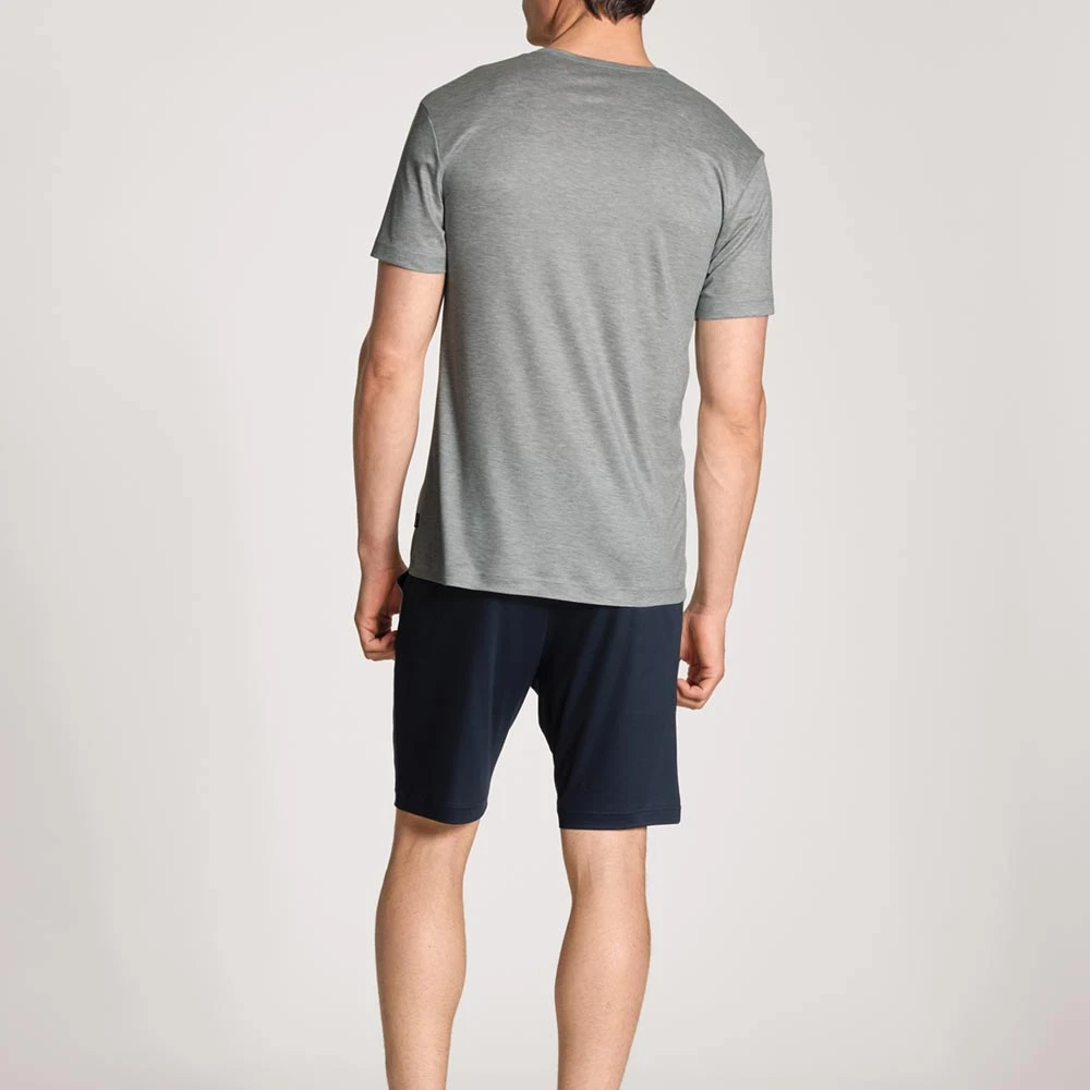 Calida Pyjama Kurz Circular Night – Bild 2