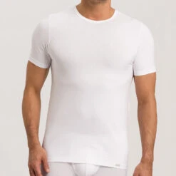 Hanro Shirt Kurzarm Cotton Essentials Doppelpack