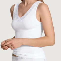 Calida Tank Top Natural Comfort Lace