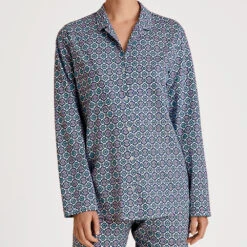 Calida Pyjama Lang Durchgeknöpft Spring Nights