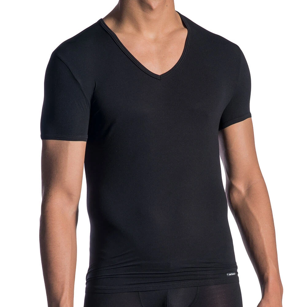 Olaf Benz Shirt Mit Tiefem V-Ausschnitt RED0965 – Bild 3