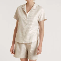 Calida Pyjama Kurz Linen Nights