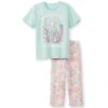 Calida Pyjama 3/4 Kids Flowers