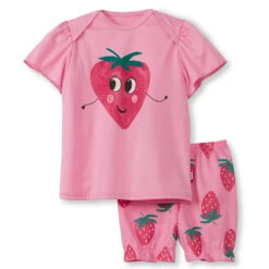 Calida Pyjama Kurz Toddlers Strawberry
