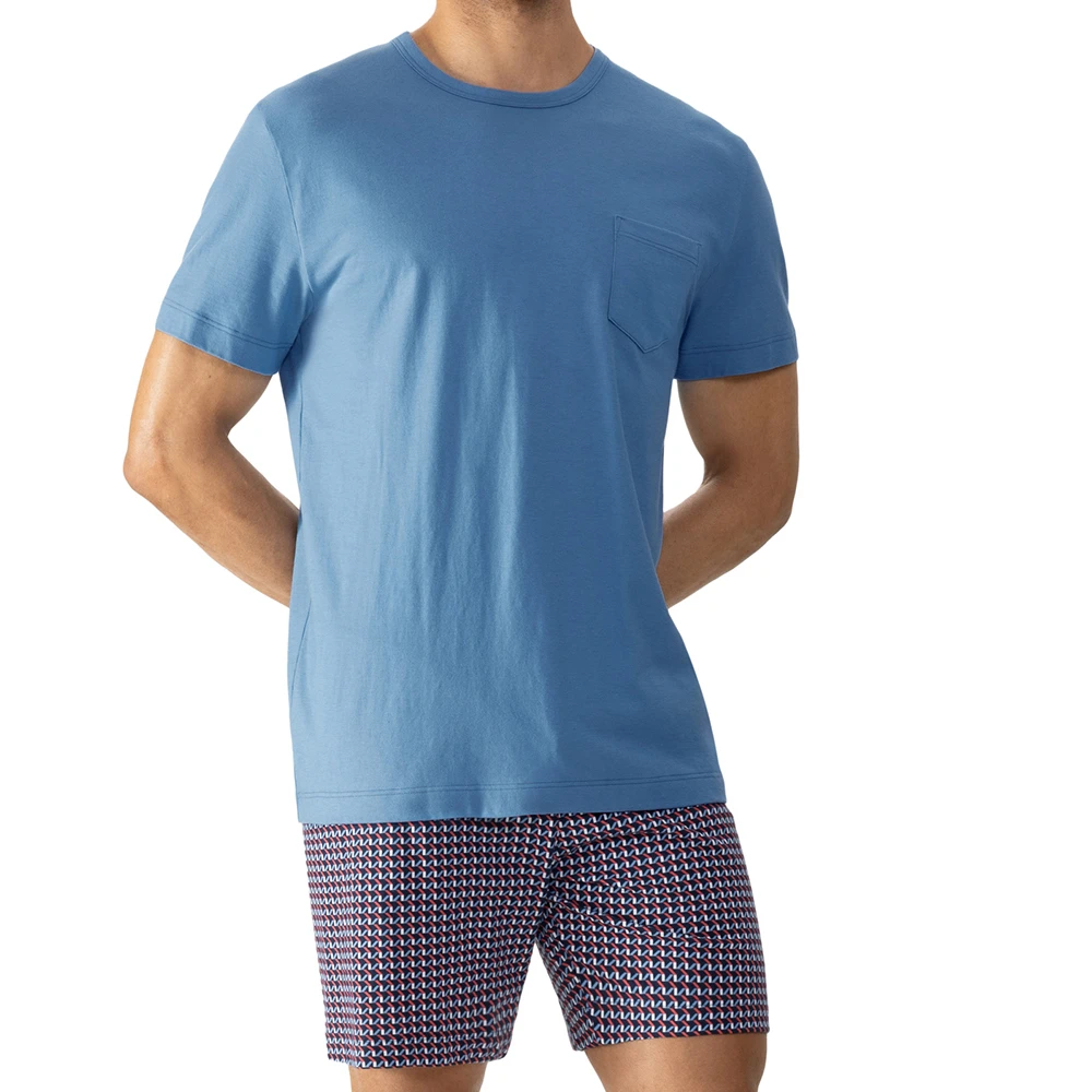 Mey Schlafanzug Kurz DIAGONAL SQUARES