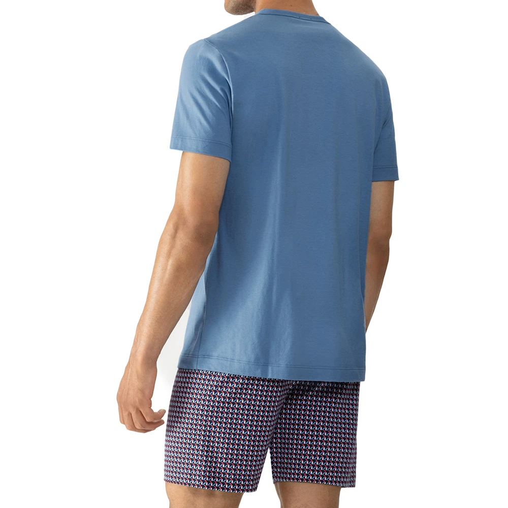 Mey Schlafanzug Kurz DIAGONAL SQUARES – Bild 2