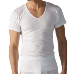 Mey V-Neck Shirt Casual Cotton